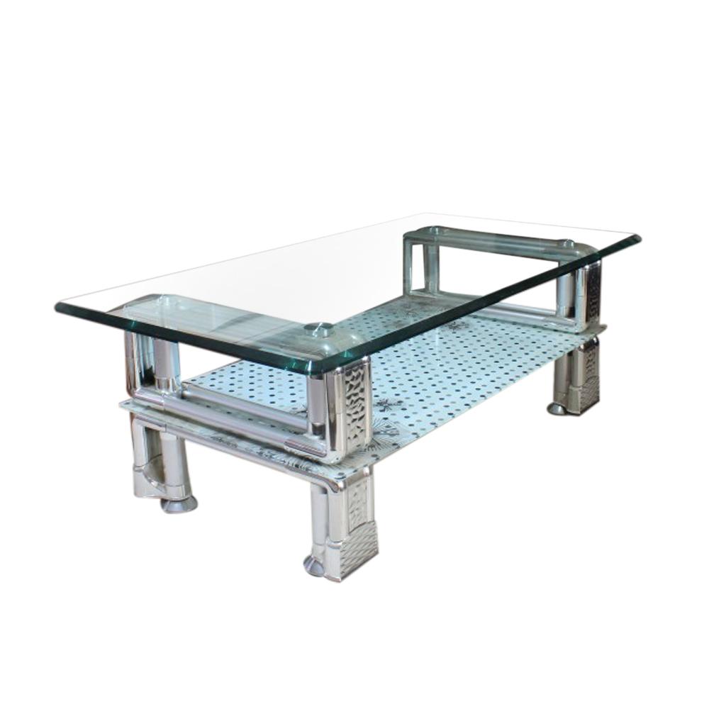 Tables Online At Best Price From Daraz Np Silver Colored Rectangular Gl Covered Room Table