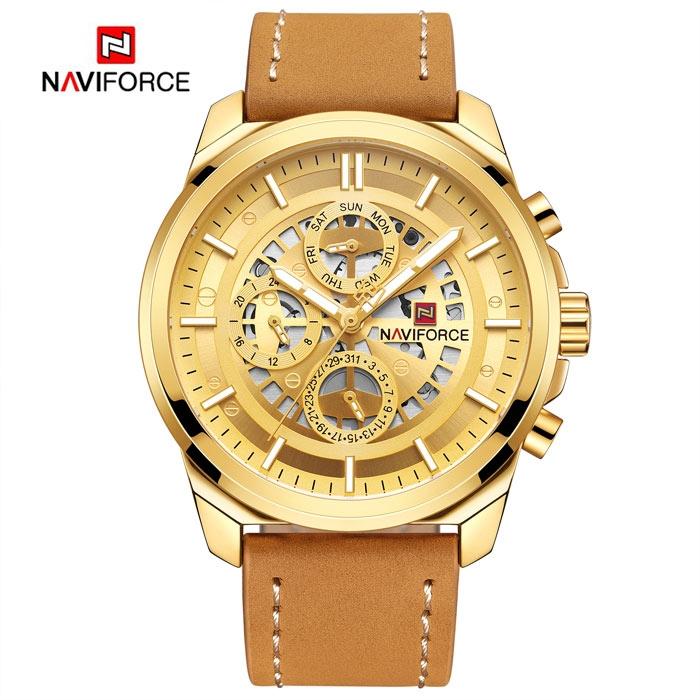naviforce golden watch price