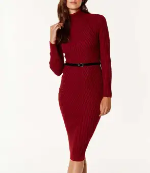 long woolen dresses online