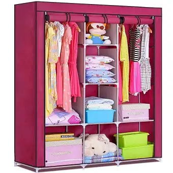 Wardrobe Closet Storage Organizer Clothes Rack Color Vary Buy