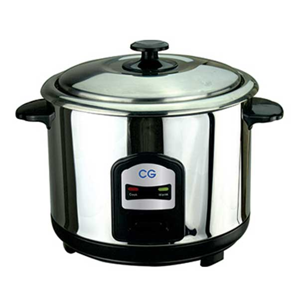 CG 2.2 Ltrs Rice Cooker - Stainless Steel - CGRC2204SS