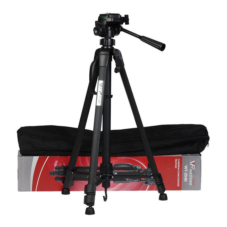 40 Inch Lightweight Aluminum Tripod With 3-Way Head - Portable Camera Tripod For DSLR & Video