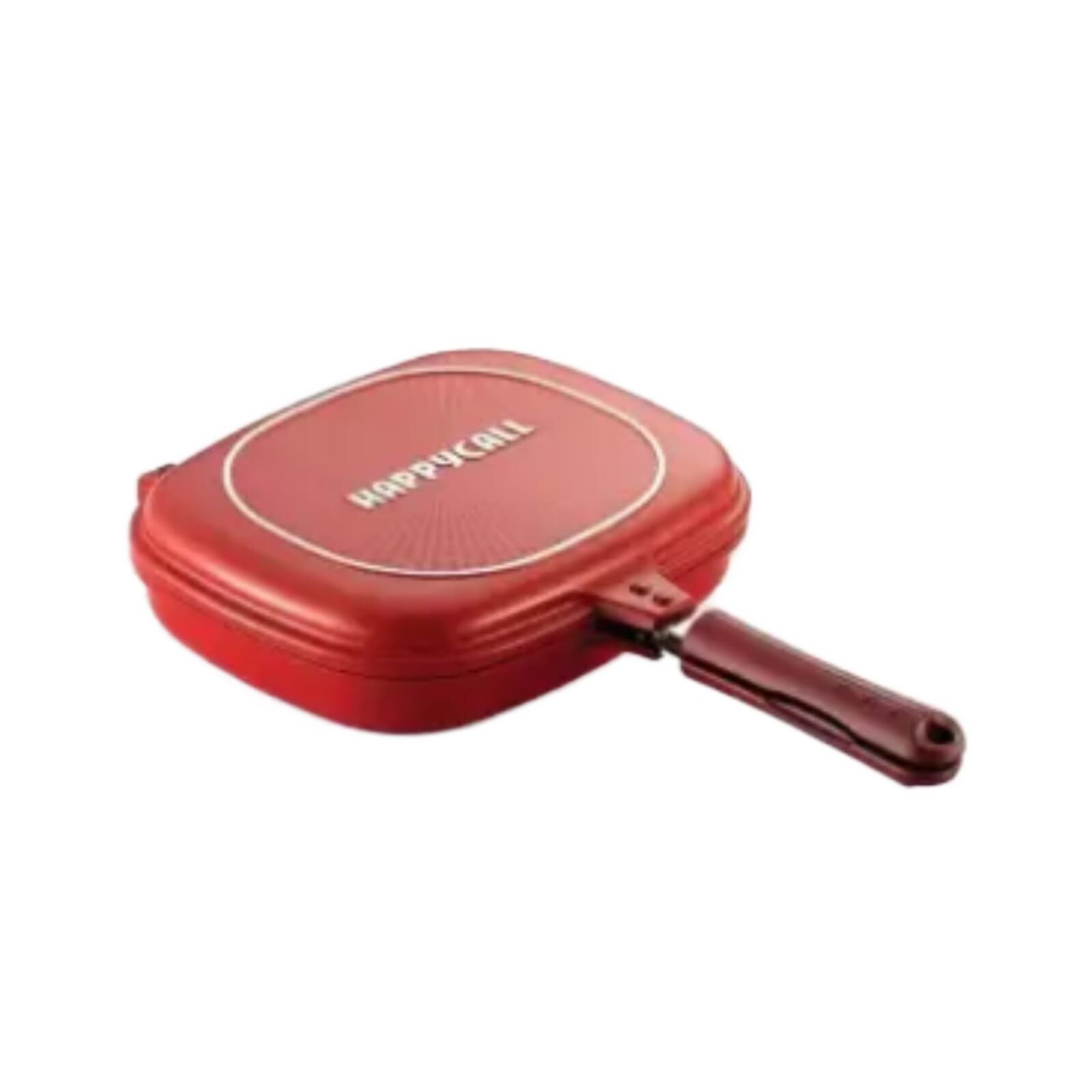 Happy Call Non Stick Double Sided Fry/Grill Pan - Red/Black