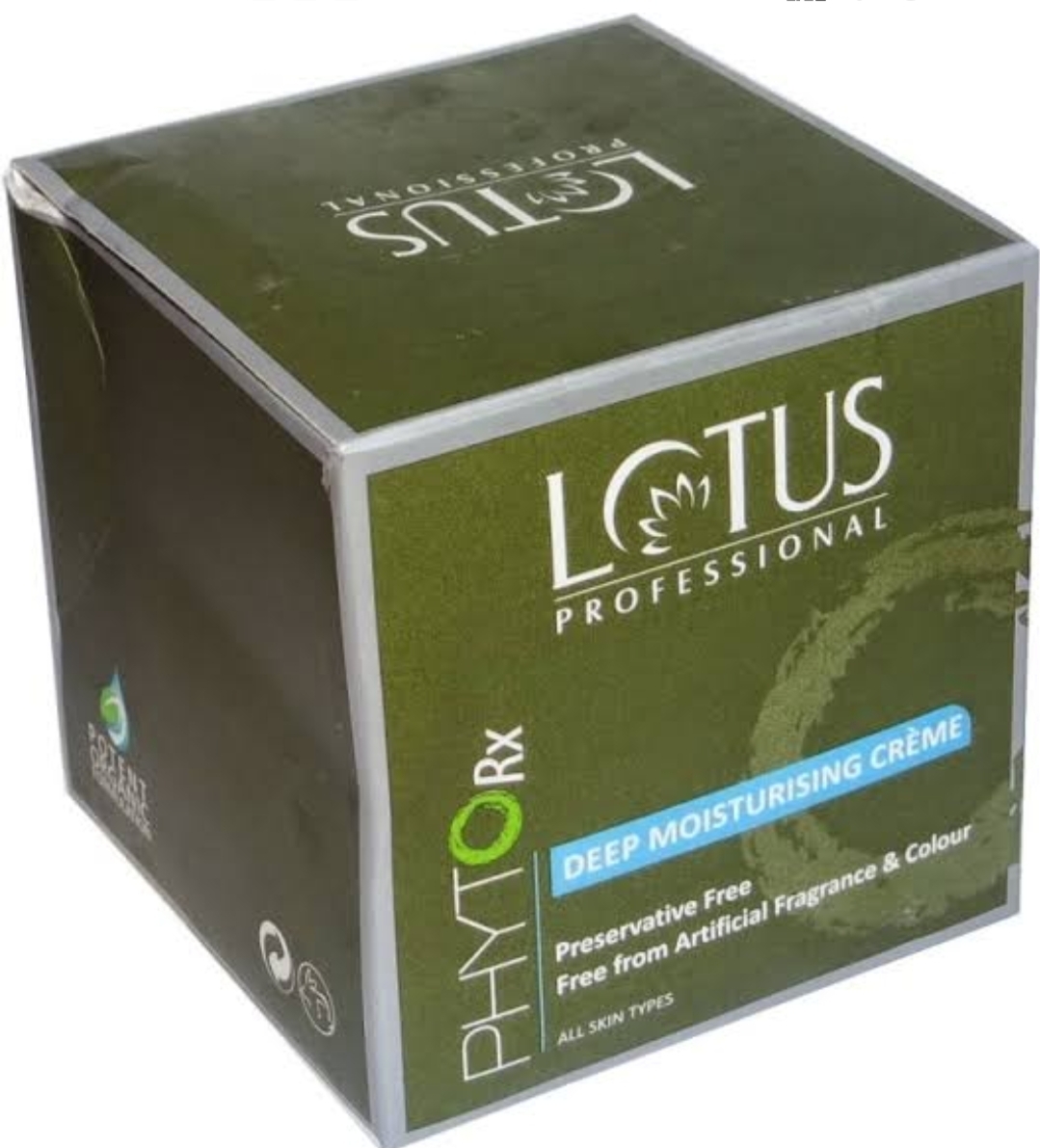 lotus professional deep moisturising cream