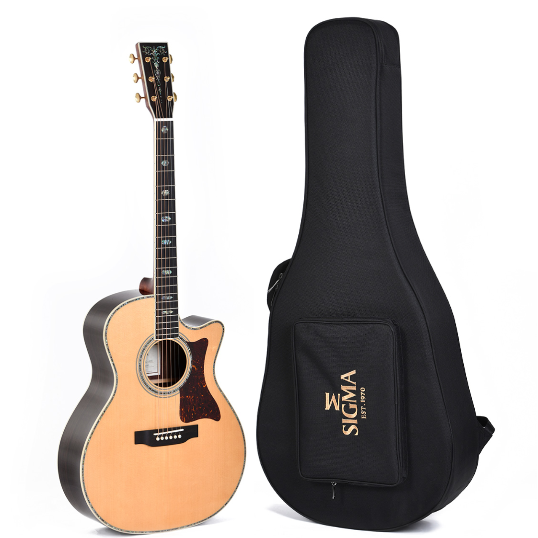 Sigma Guitars SGRC-41E Grand OM Acoustic Electric Guitar
