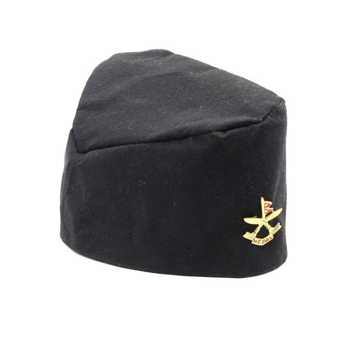Black Dhaka Bhadgaule Topi With 