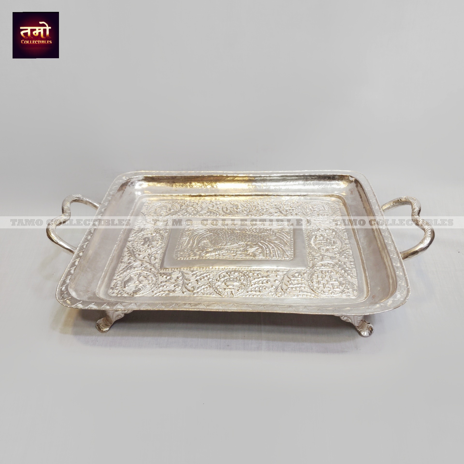 Silver 2025 coated tray