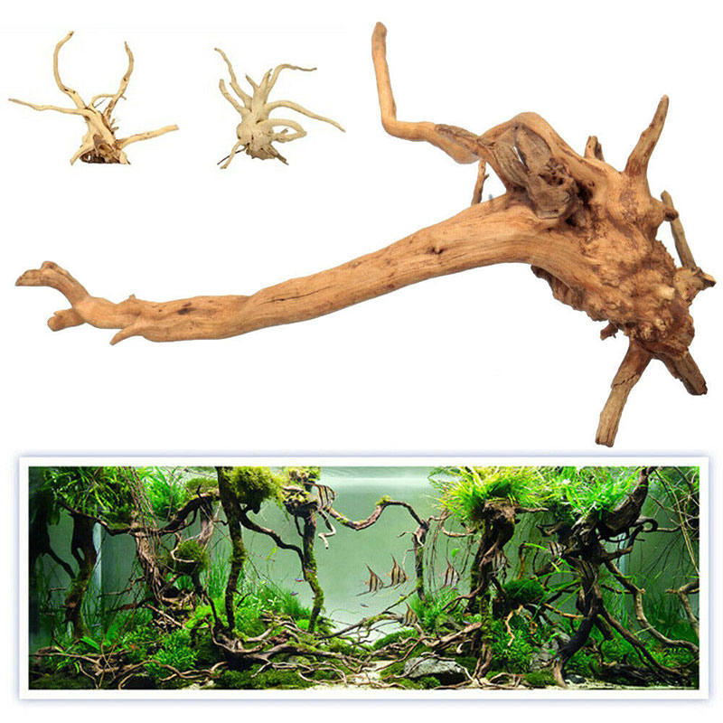 Reptile Wood Natural Aquarium Driftwood 8-10cm Branches For