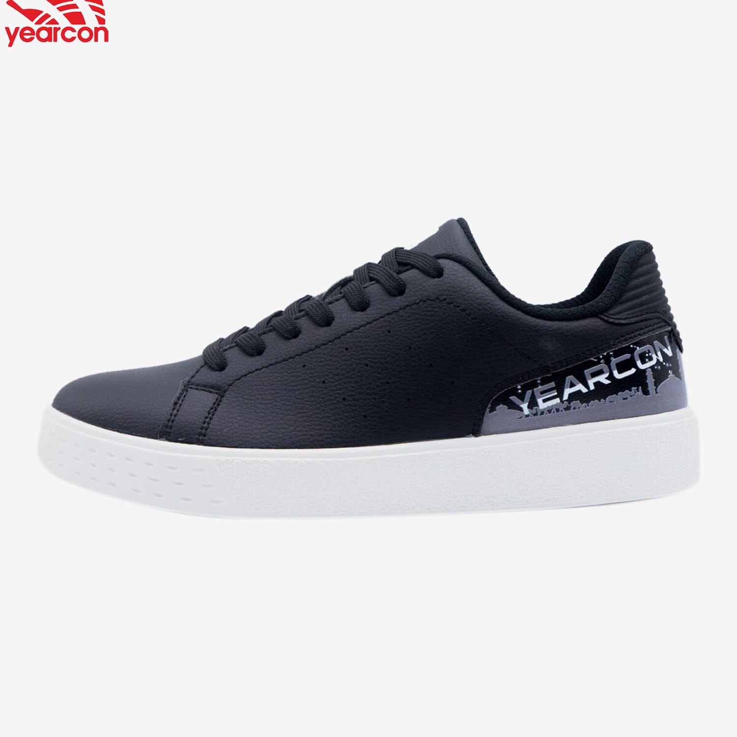 Yearcon Black White Mix Sneaker Shoes For Men