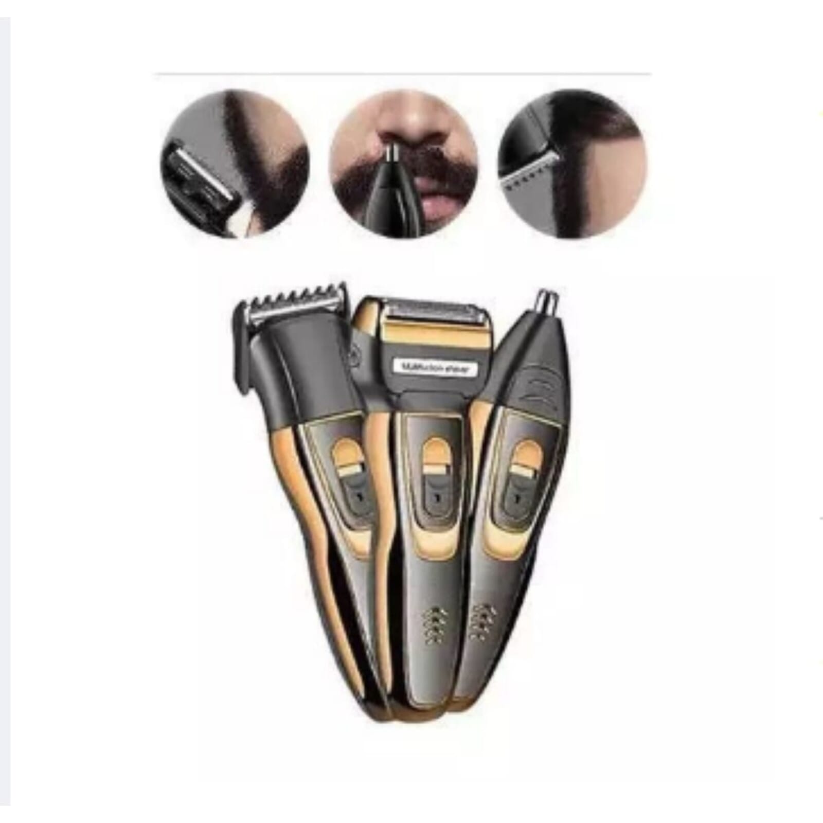 3In1 Rechargeable Foil Electric Shaver Beard Trimmer Stubble Shaving Machine For