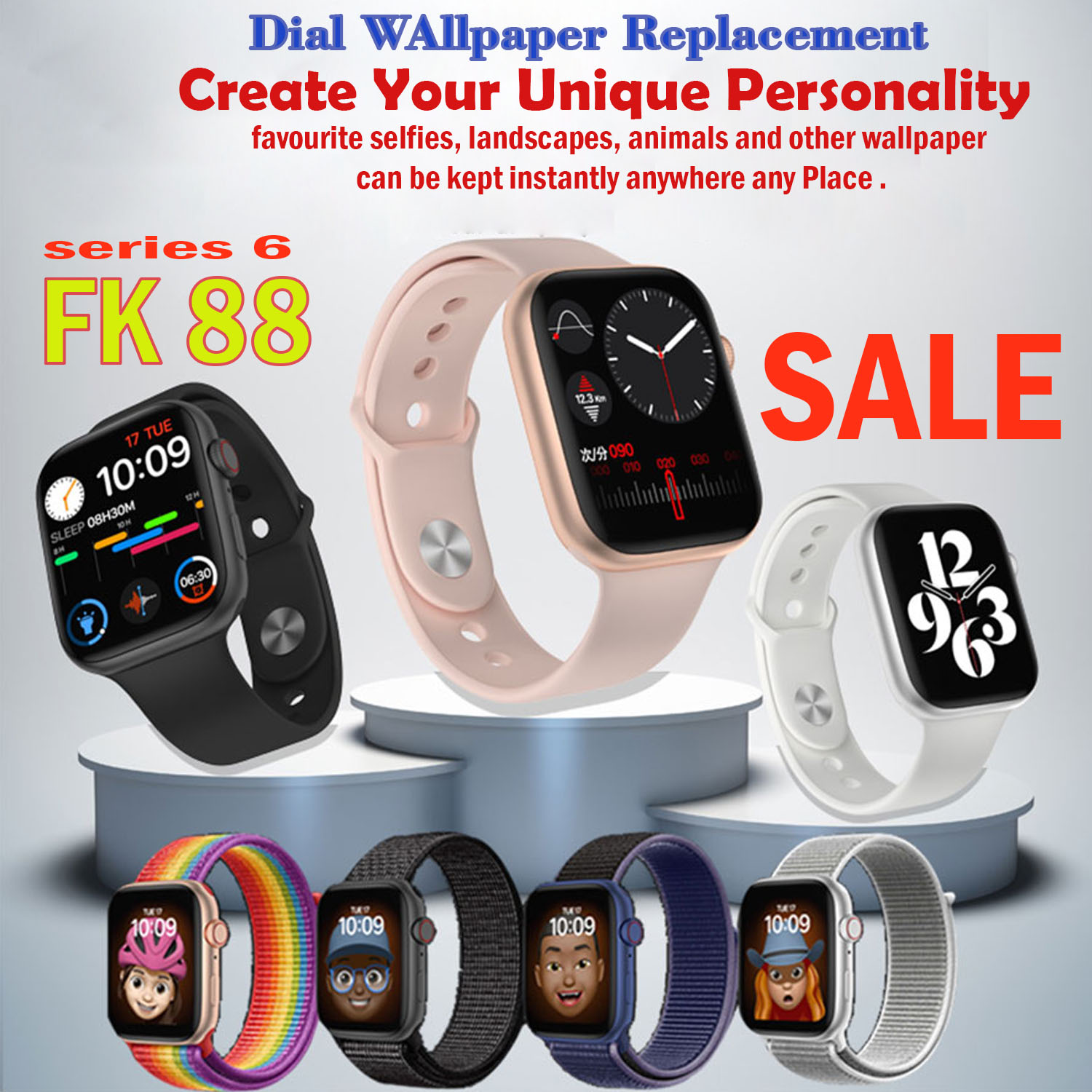 iwo fk 88 smartwatch