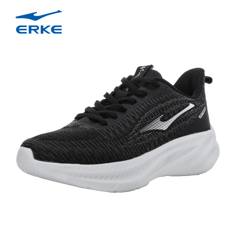 ERKE Lightweight Running Shoes Black White for Women 12123403027 009 Training Athletic Shoes for Girls Daraz .np