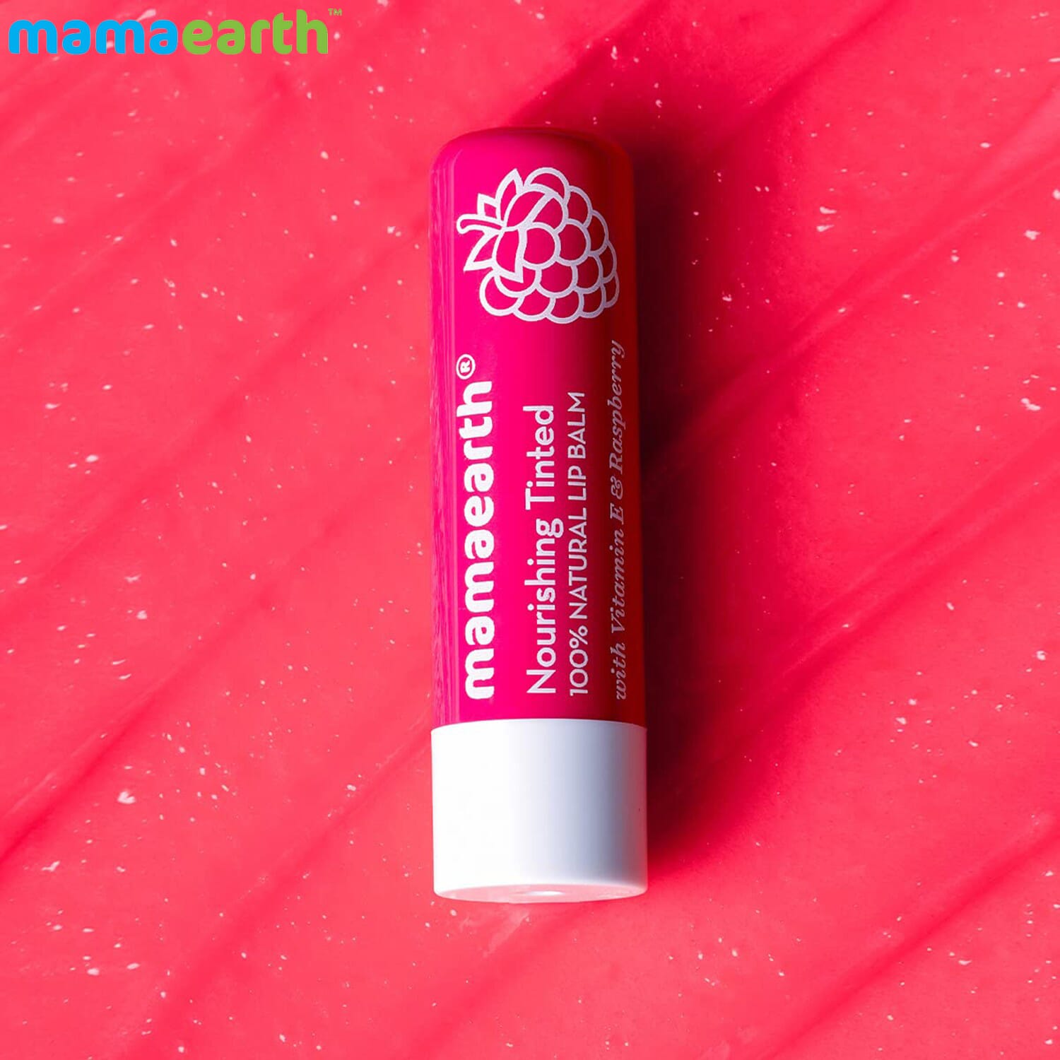 MAMAEARTH N 100 NATURAL LIP BALM VITE & RASPBERRY