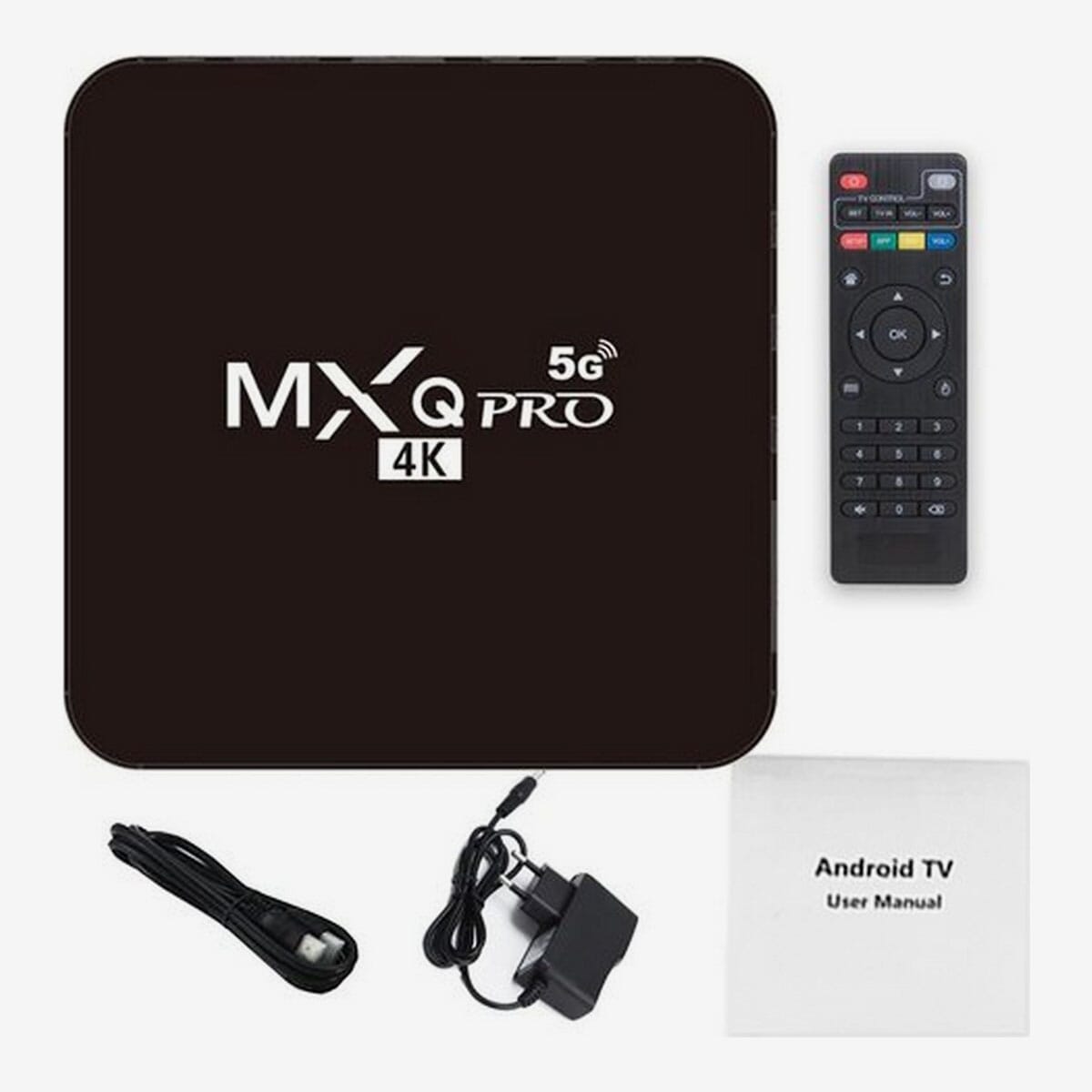 TV Box Android 10 WiFi 2/16 GB 4K
