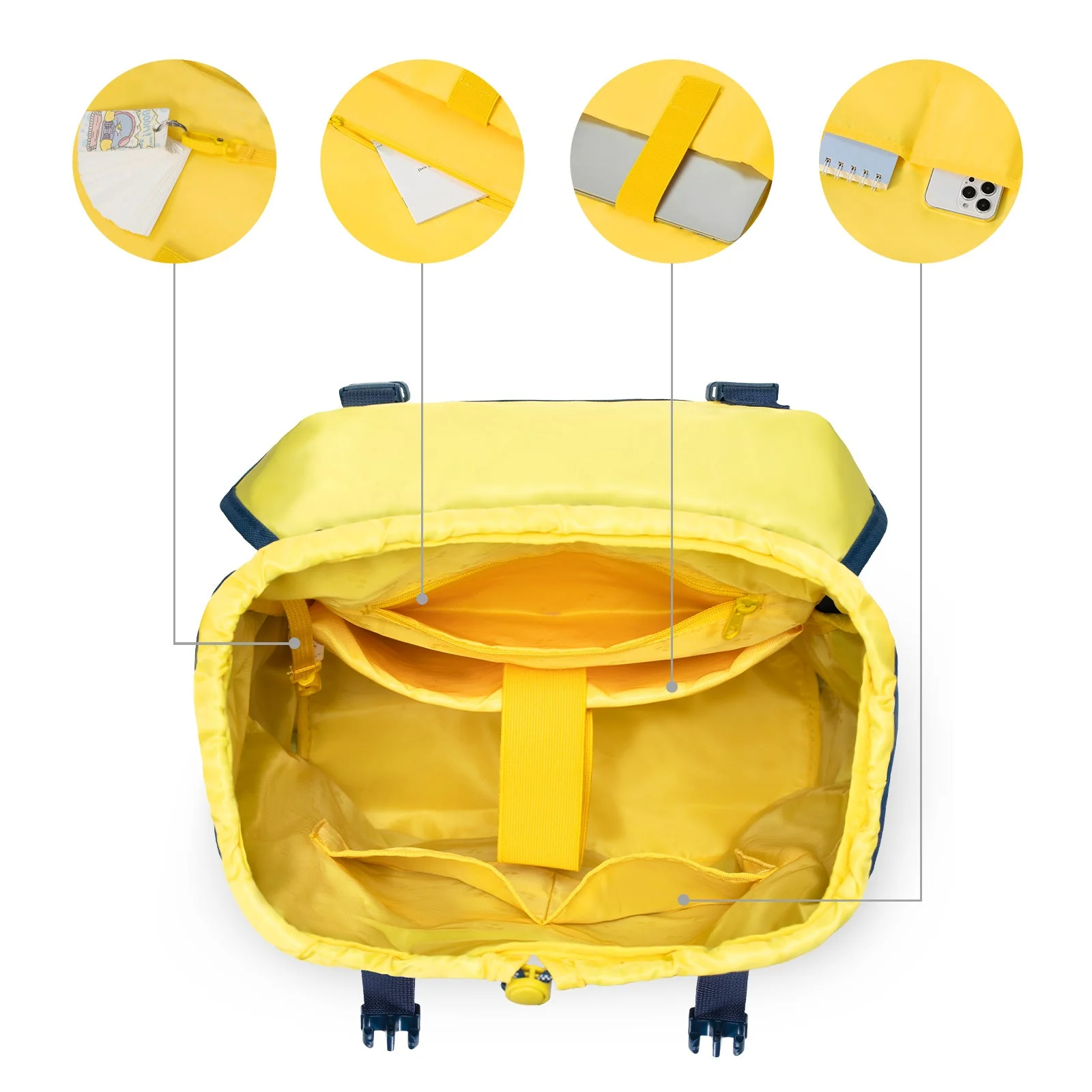 Mah Young Tour Waterproof Travel Backpack With 15 Laptop Storage For