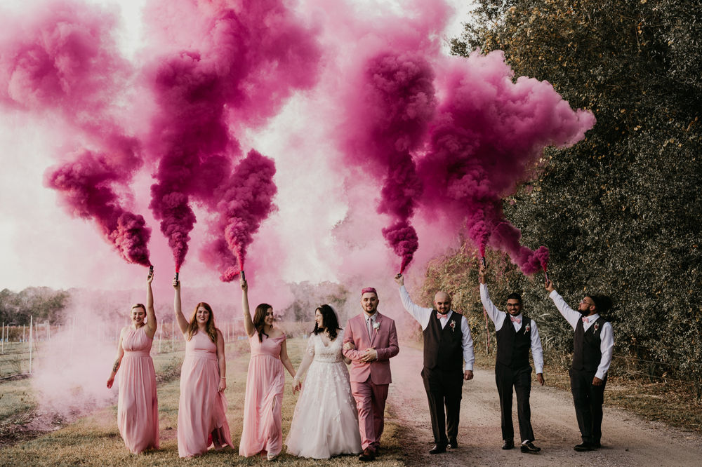 Pack Of 10 Pcs Color Smoke Rainbow Fog For Holi