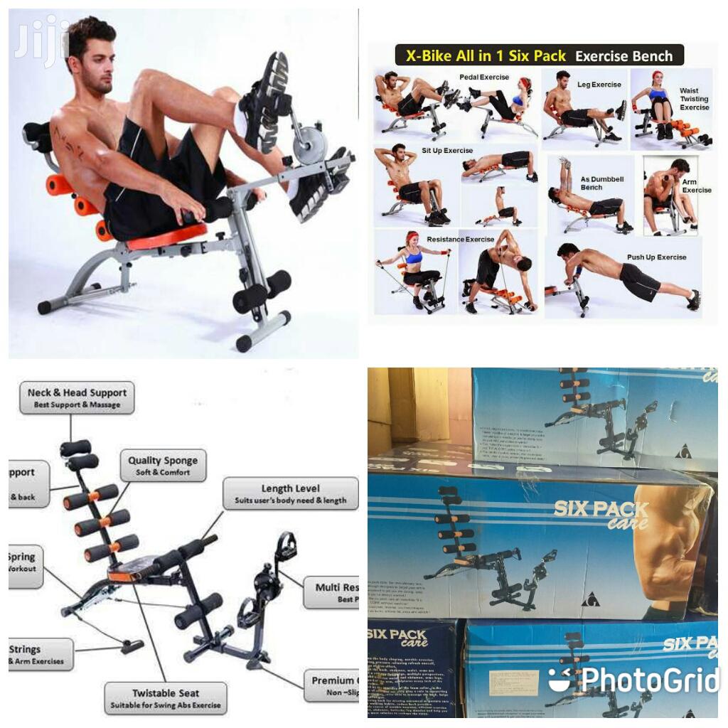 Spn'S 2 In 1 Six Pack Care Machine Black/Grey Six Pack Abdominal ...