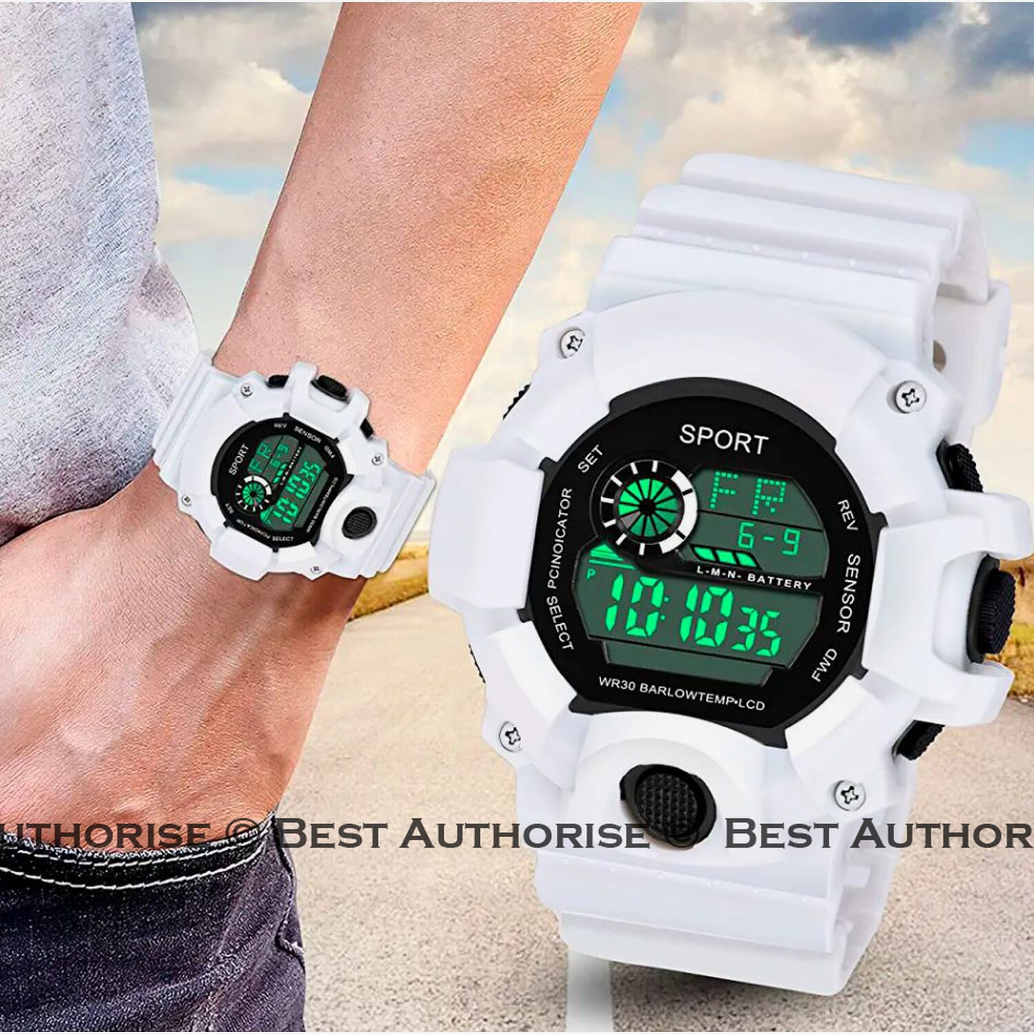 Details more than 166 sport white watch best songngunhatanh.edu.vn