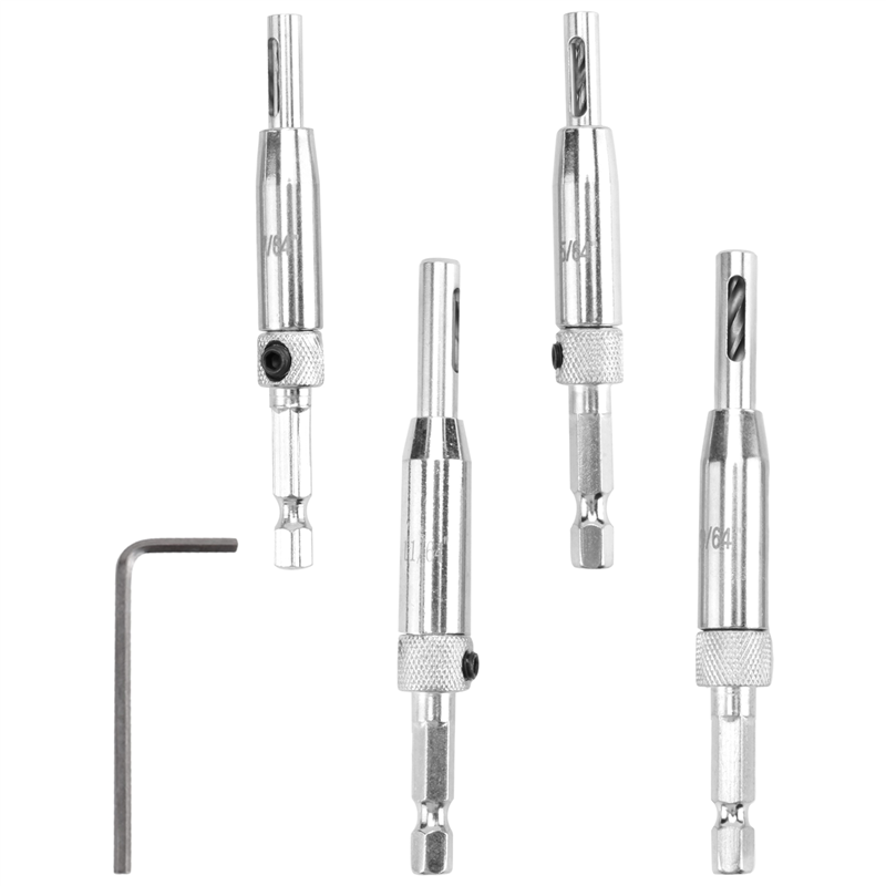 ATOPLEE 10PCS Combined Countersink Center Drill Bits – 1/1.5/3mm HSS 60° 2 Edges - View #5