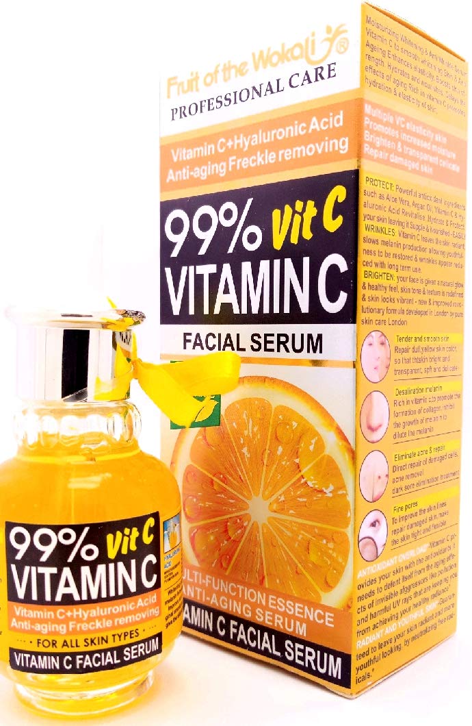 Fruit Of The Wokali 99% Vitamin-C Serum Multifunction Anti-Aging Facial Serum Vitamin-C + Hyaluronic Acid 40ml: Buy Online at Best Prices in Nepal | Daraz.com.np