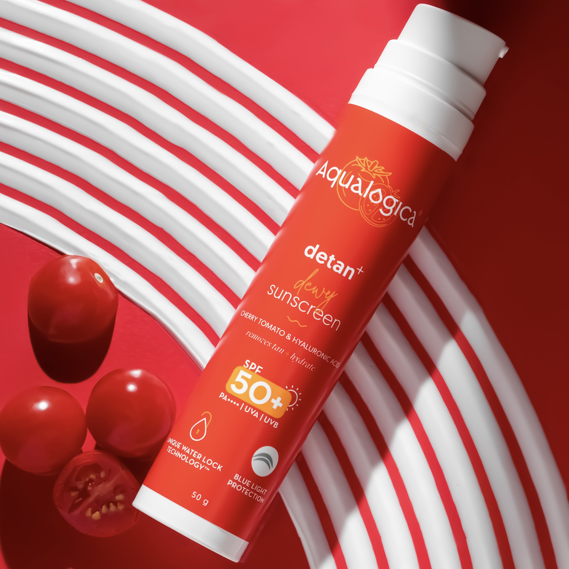 Aqualogica Detan + Dewy Sunscreen SPF50 PA++++ 50g