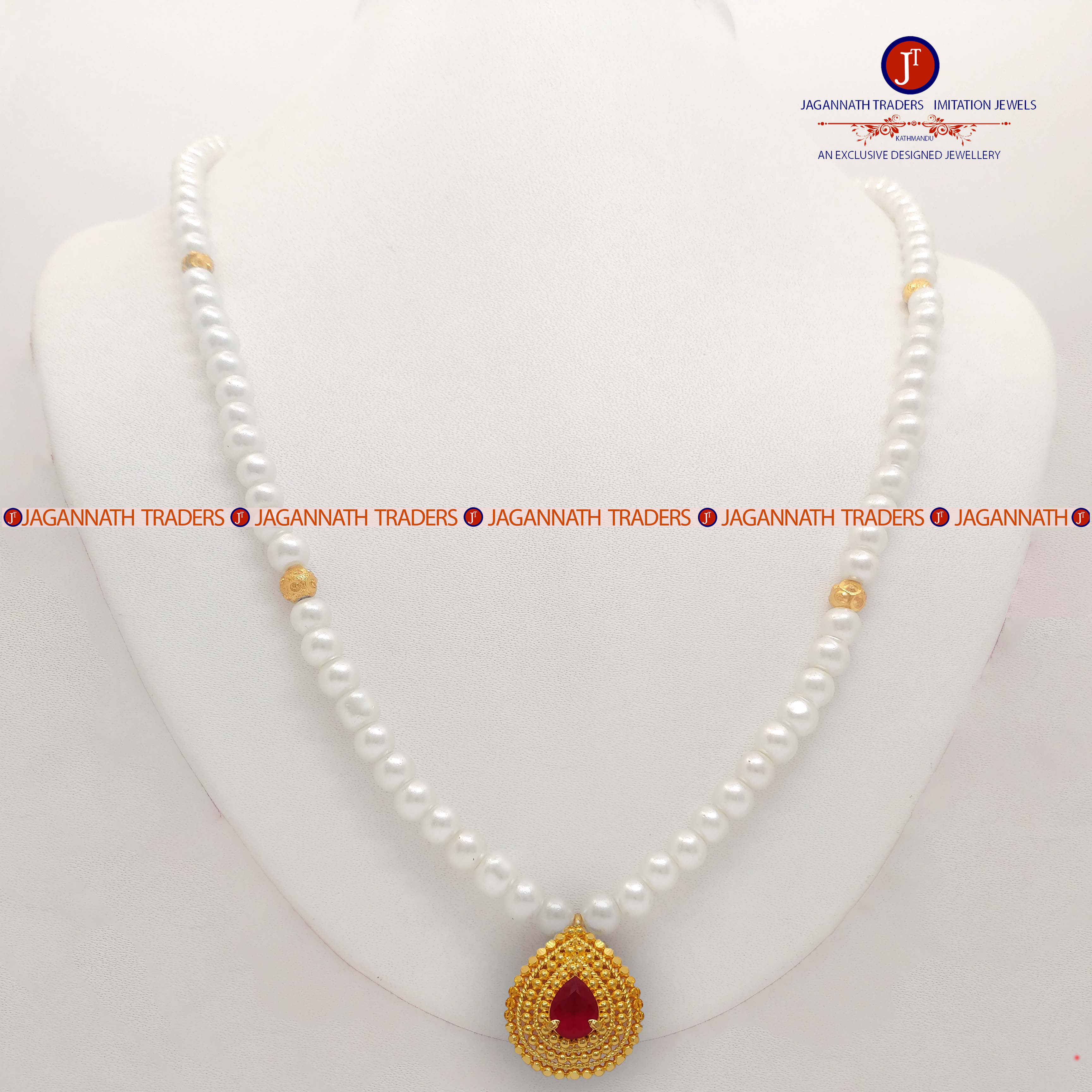 Single Moti Mala For Women: Buy Online 