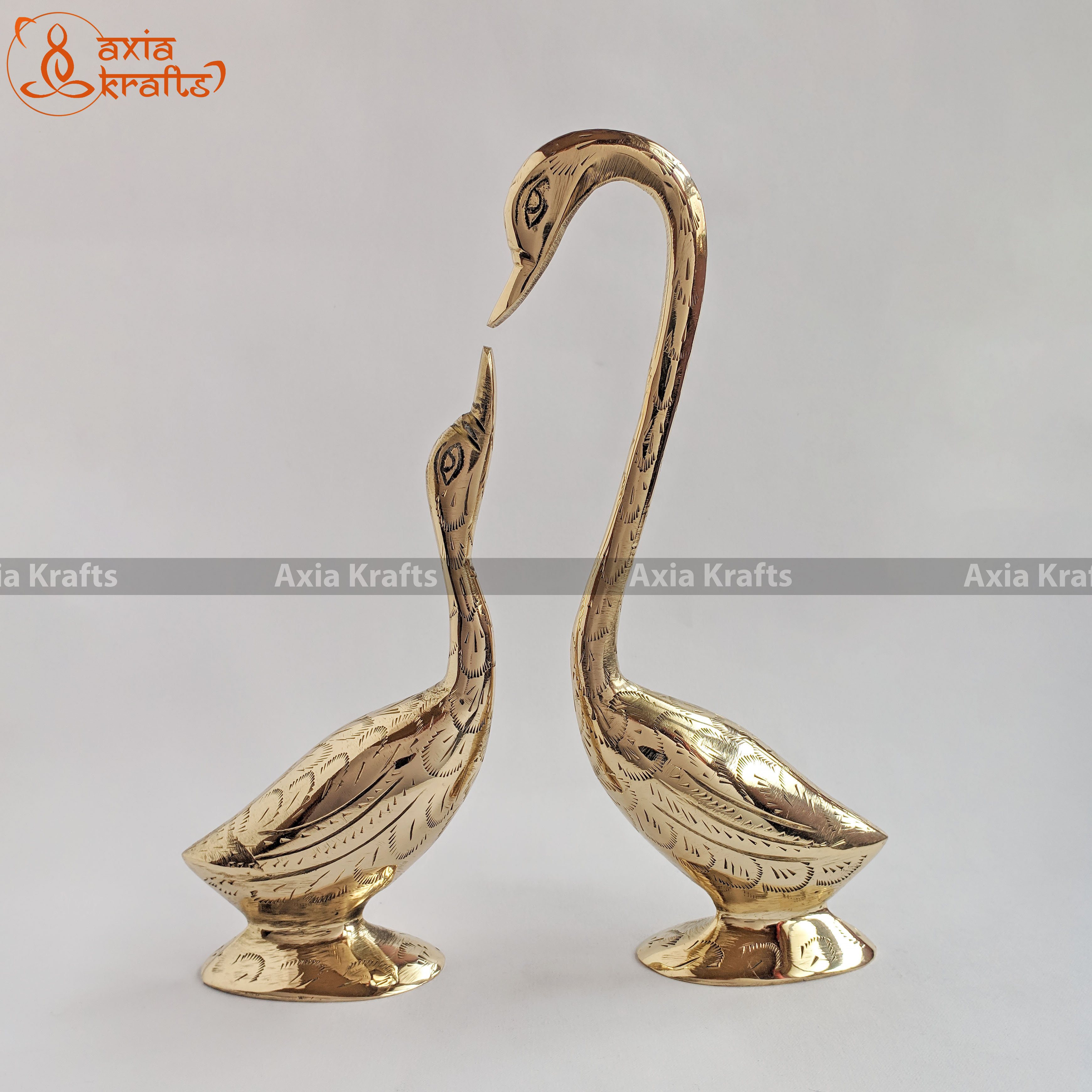Brass Swan 9.4 inches