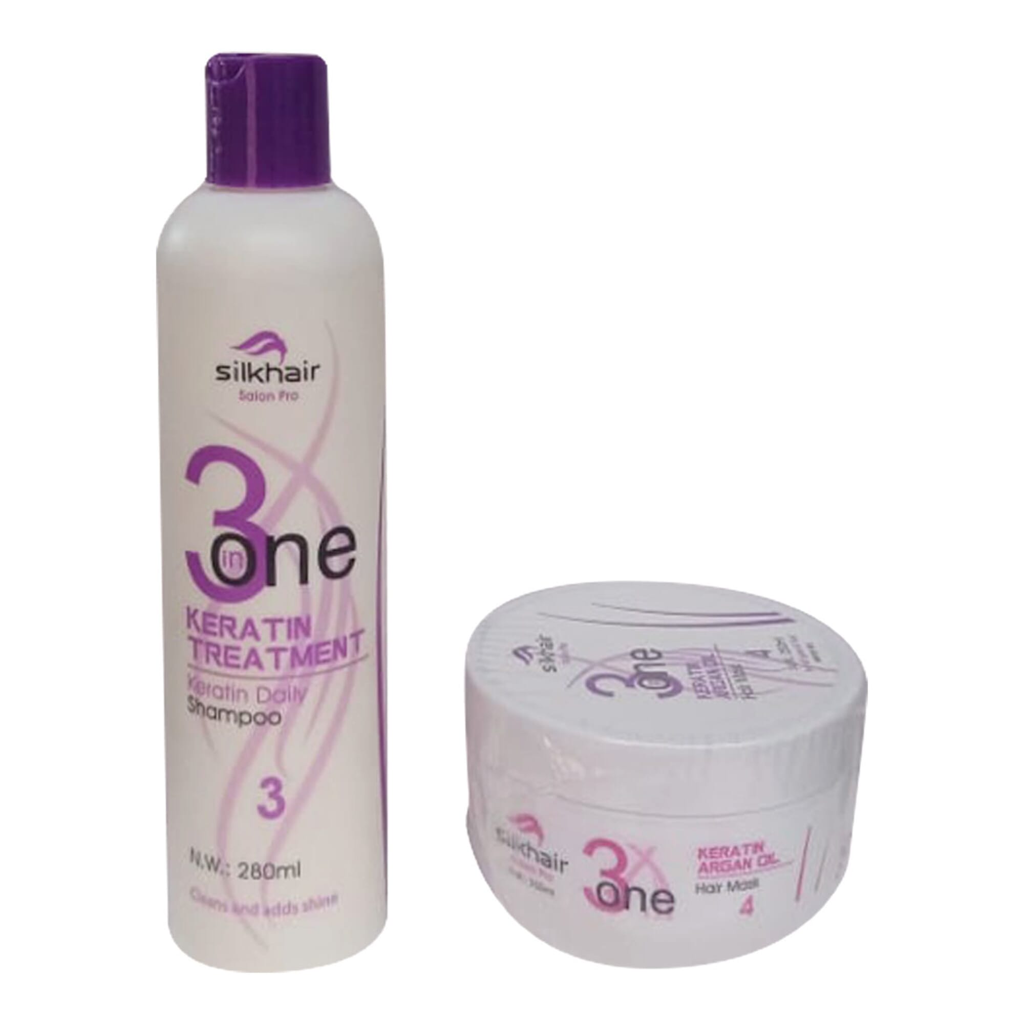Silk Hair In One Hair Mask Shampo 280ml Combo