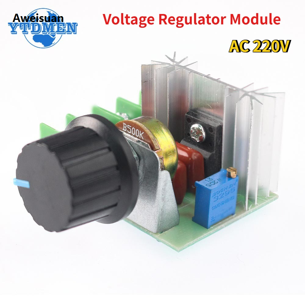 Aweisuan Voltage Regulator 2000 Watt AC 50V-220V Dimmer Motor Speed ...