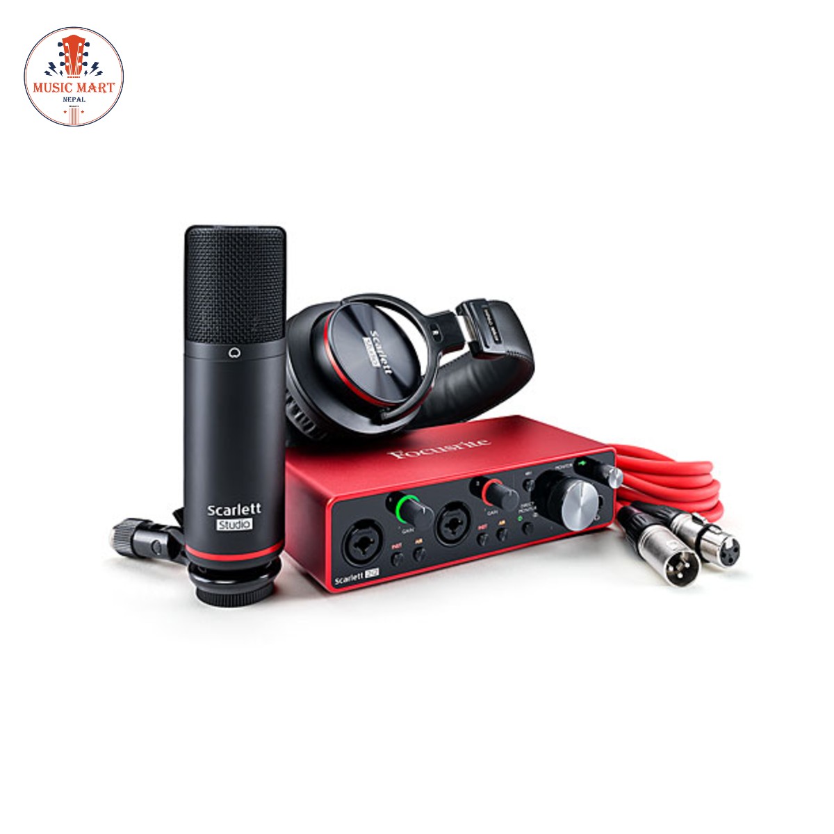 Focusrite Scarlett 2i2 Studio USB Audio Interface and Recording Bundle-3rd Generation