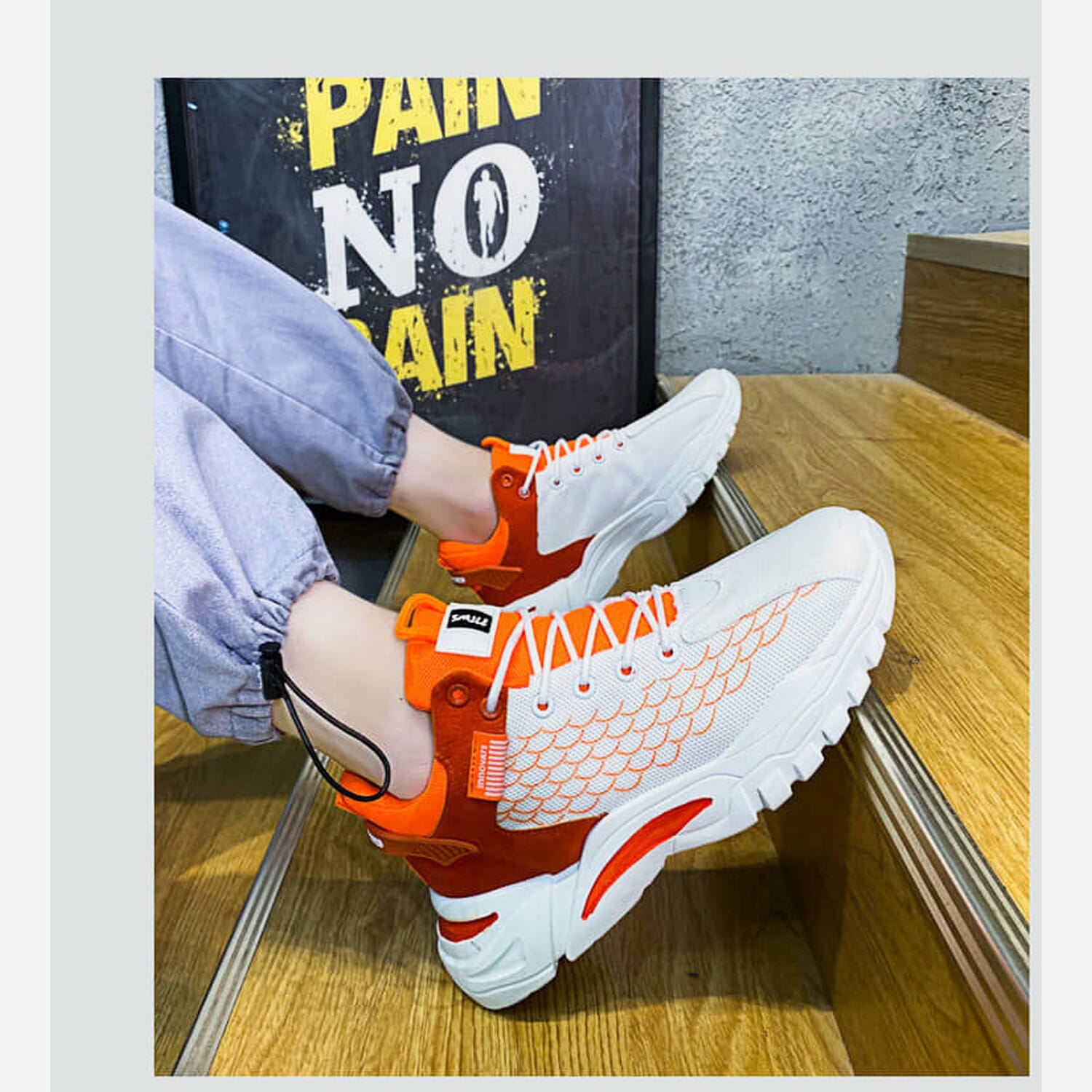 Trendy Chunky Sneakers Shoes For Men
