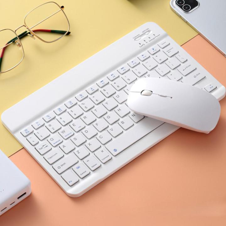 Wireless Bluetooth Keyboard and Mouse Set (Rechargeable Keyboard)