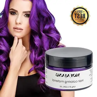 Temporary Hair Wax Hair Color Wax Instant Hairstyle Mud Purple