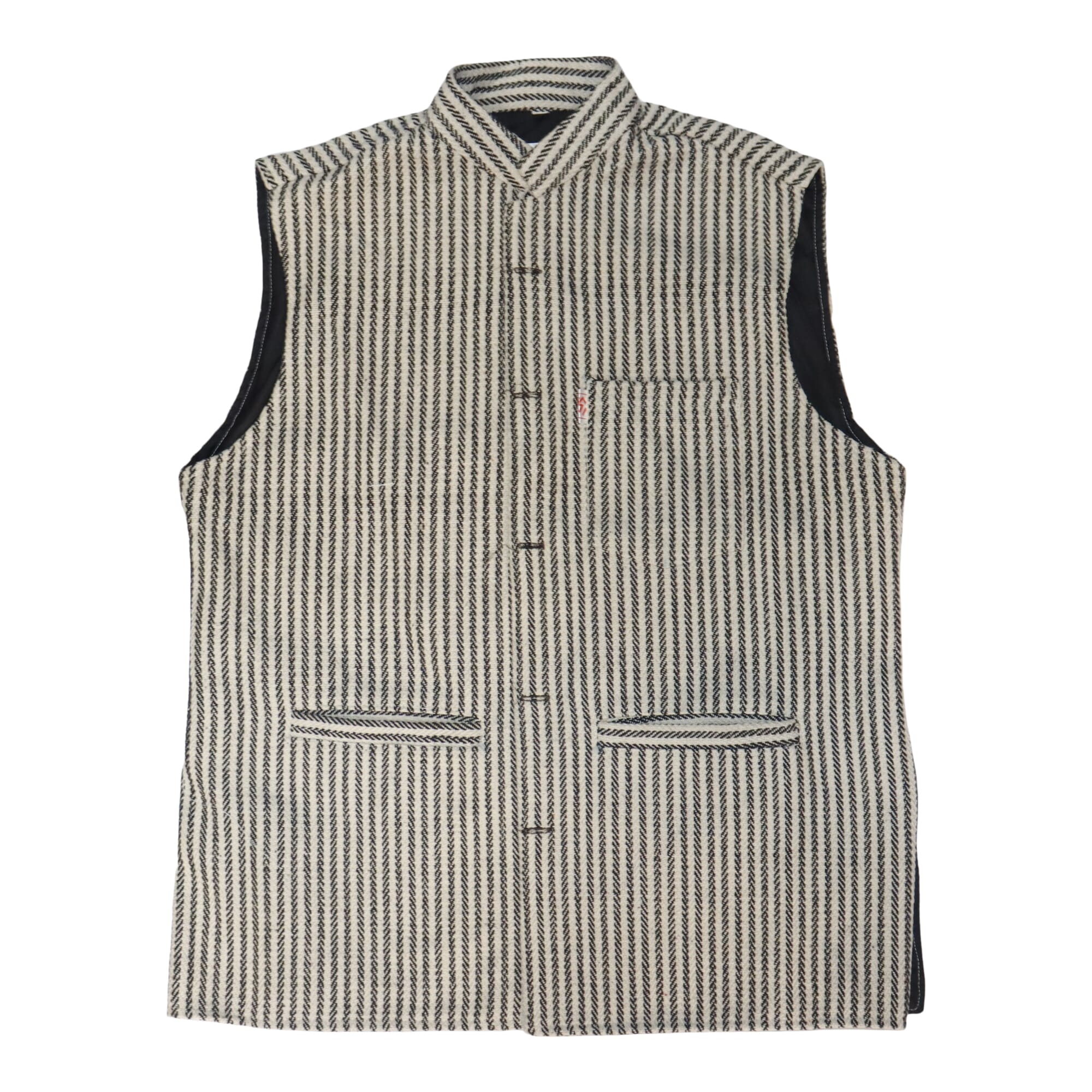 Handmade Stripe Design White Color Waist Coat For Men Daraz .np