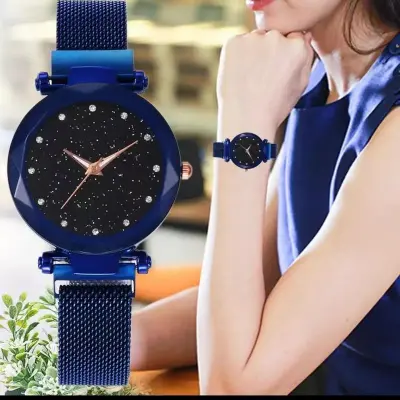 Blue colour best sale chain watch