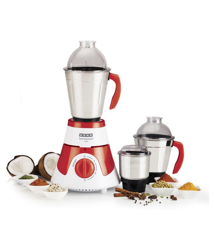 usha imprezza mixer grinder 750w
