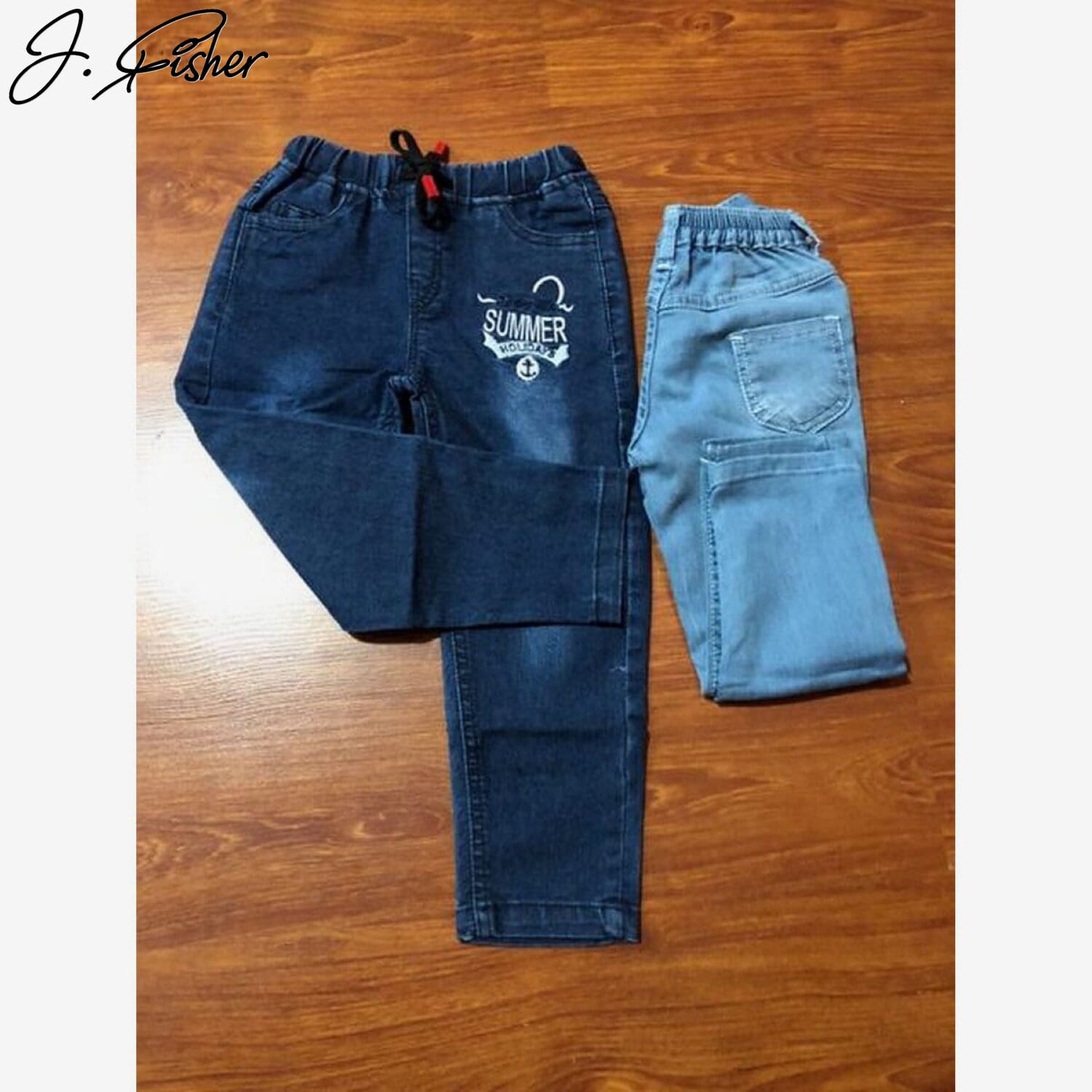 J.Fisher Kids Denim Pant Pack Of 2