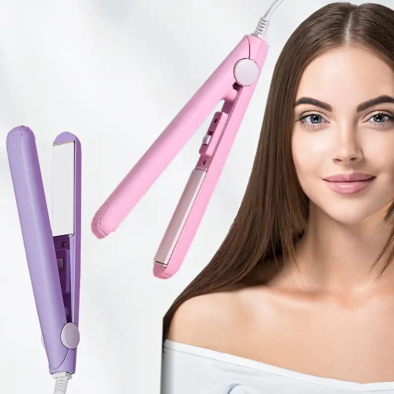 Portable Mini Hair Straightener With Case