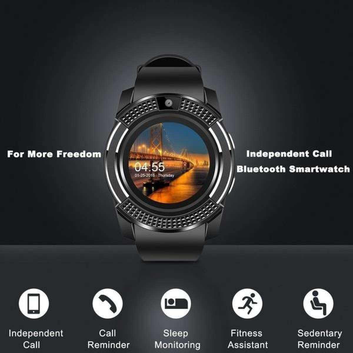 V8 shop bluetooth smartwatch