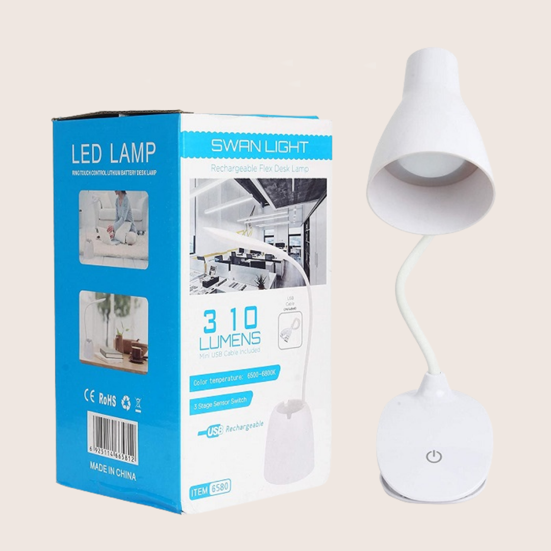 Swan Rechargeable Flex Desk Lamp 300 lumens