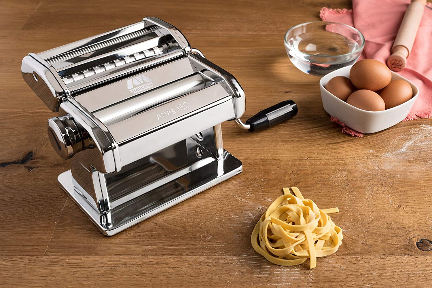 Marcato Atlas 150 Pasta Maker Machine Wellness Made in Italy Master Ch –  LowerPriceXpert