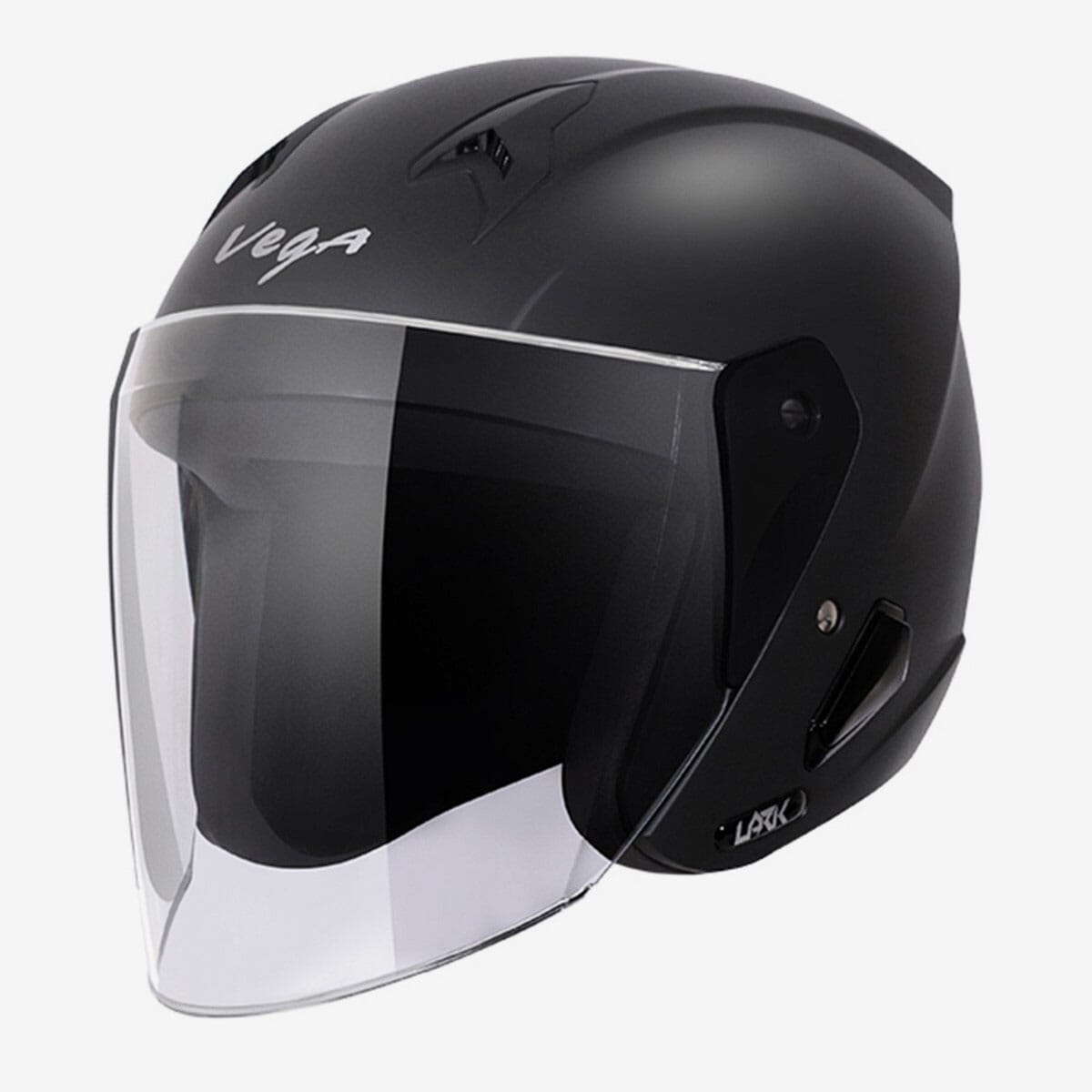 Steelbird SBH31 Aria Matt Black Half Face Motorcycle Helmet by Moto