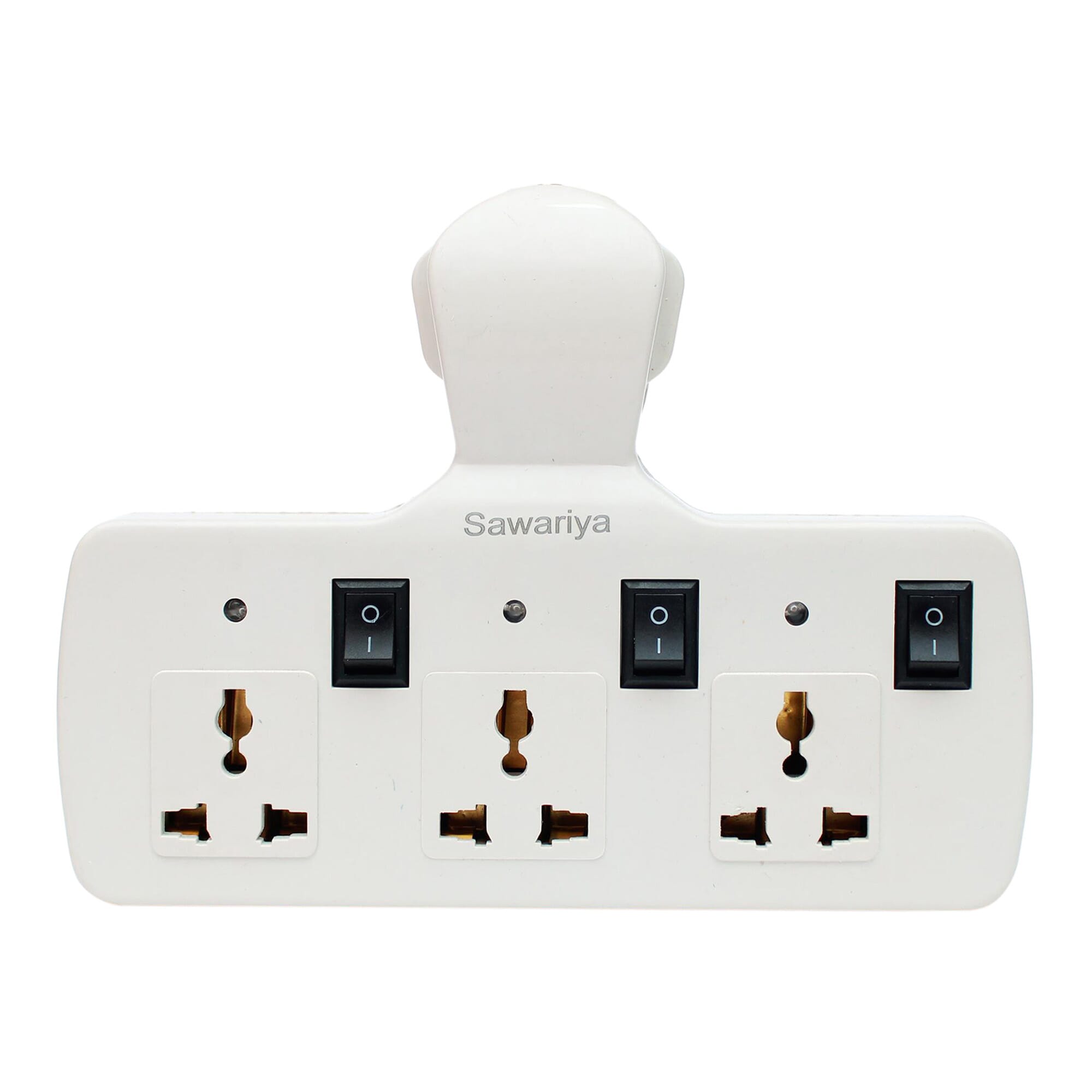 White Cordless Universal Wall Multiplug | Daraz.com.np