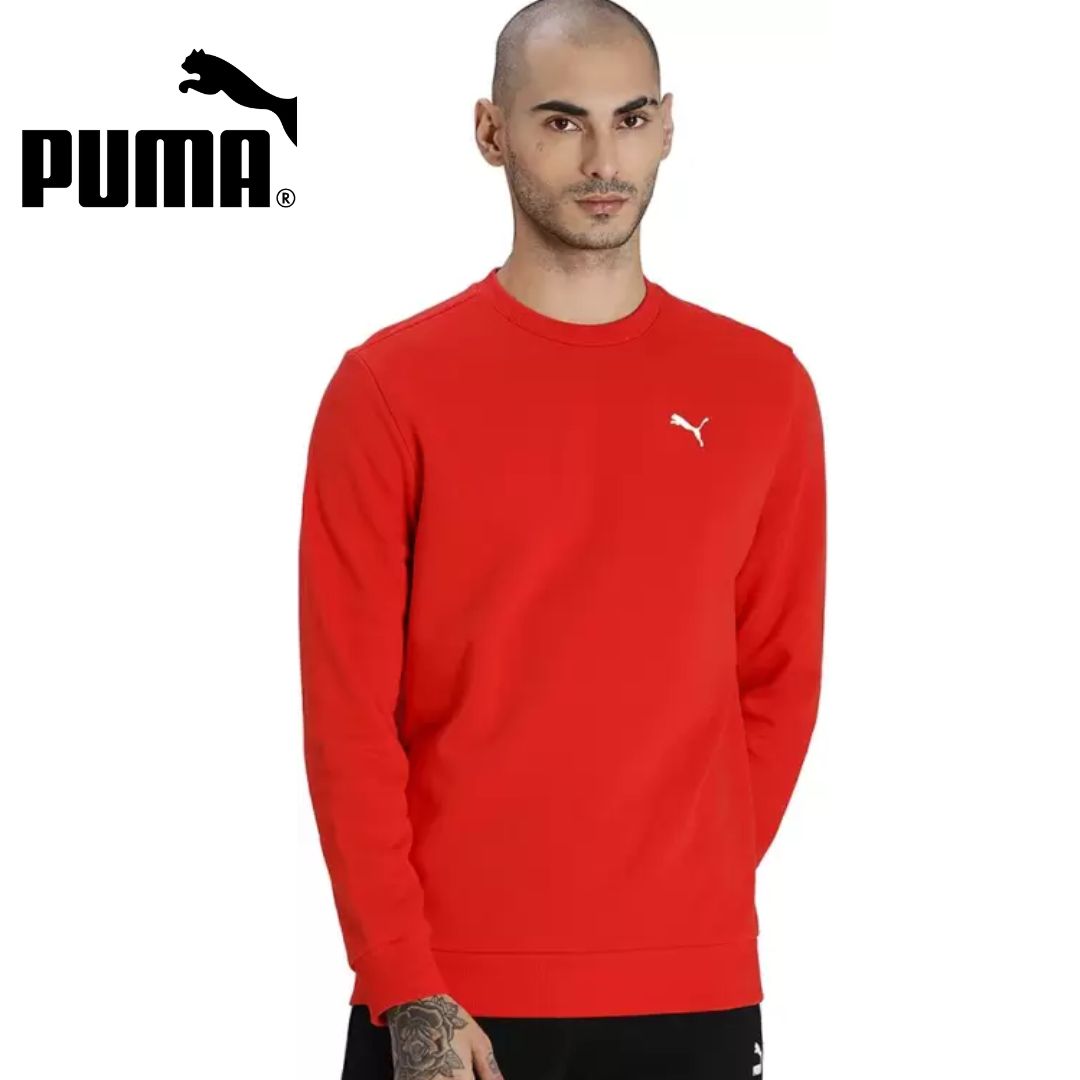 puma full sleeve solid men's t shirt