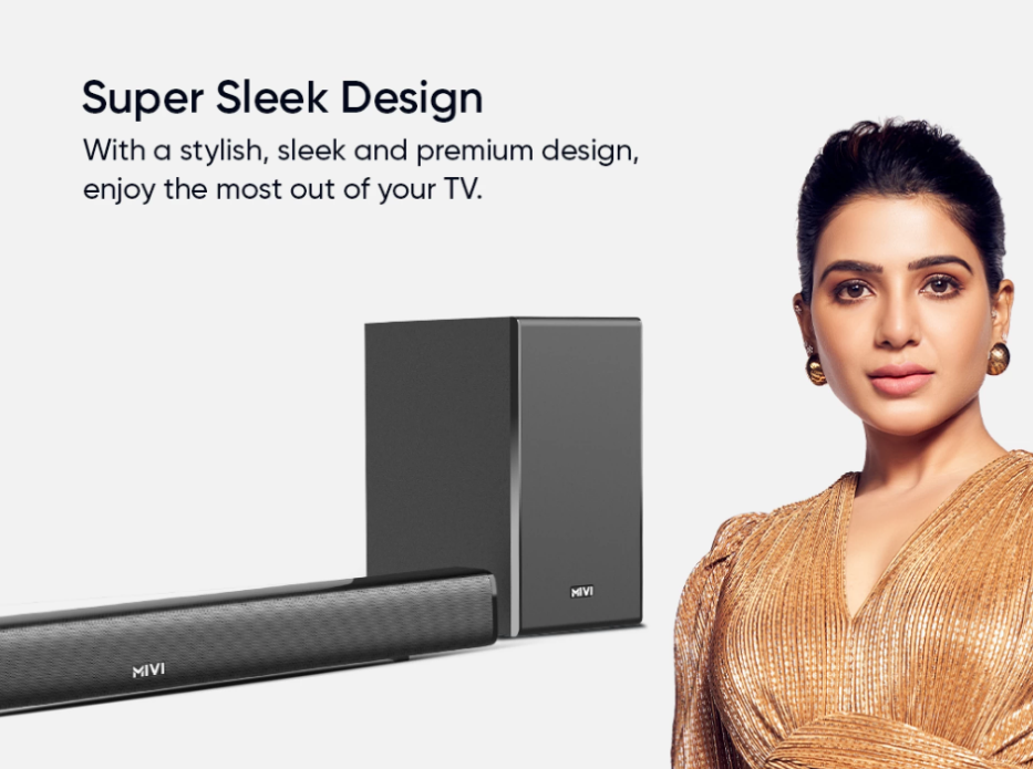 Mivi Fort S200 Soundbar With Wired Subwoofer200W Output Made In India