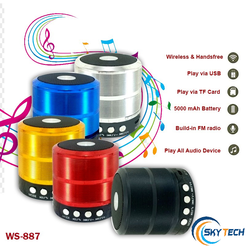 Bluetooth speaker ws 887 battery charging time cheap