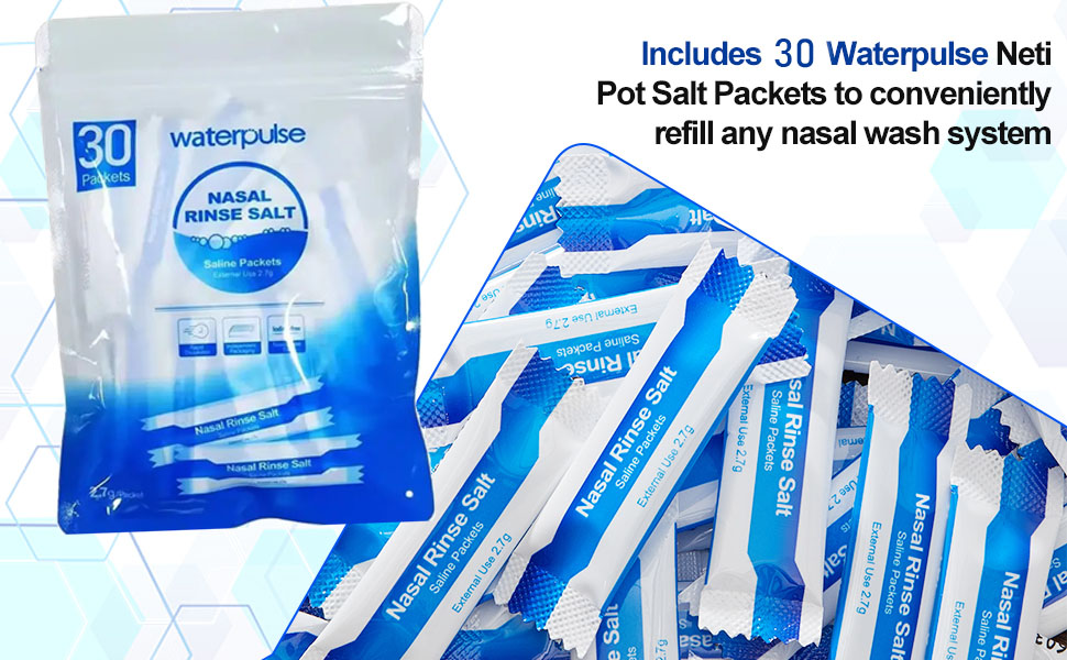Waterpulse Natural Nasal Flushing Salt for Cleaning Nose, , Online Pharmacy Nepal, Buy Medicines Online