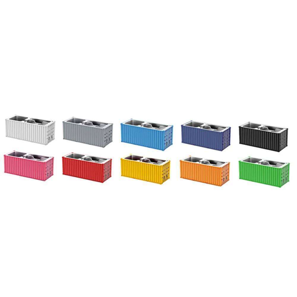 1/30 Scale Simulated Shipping Cargo Container Model Pen Holder Plastic ...