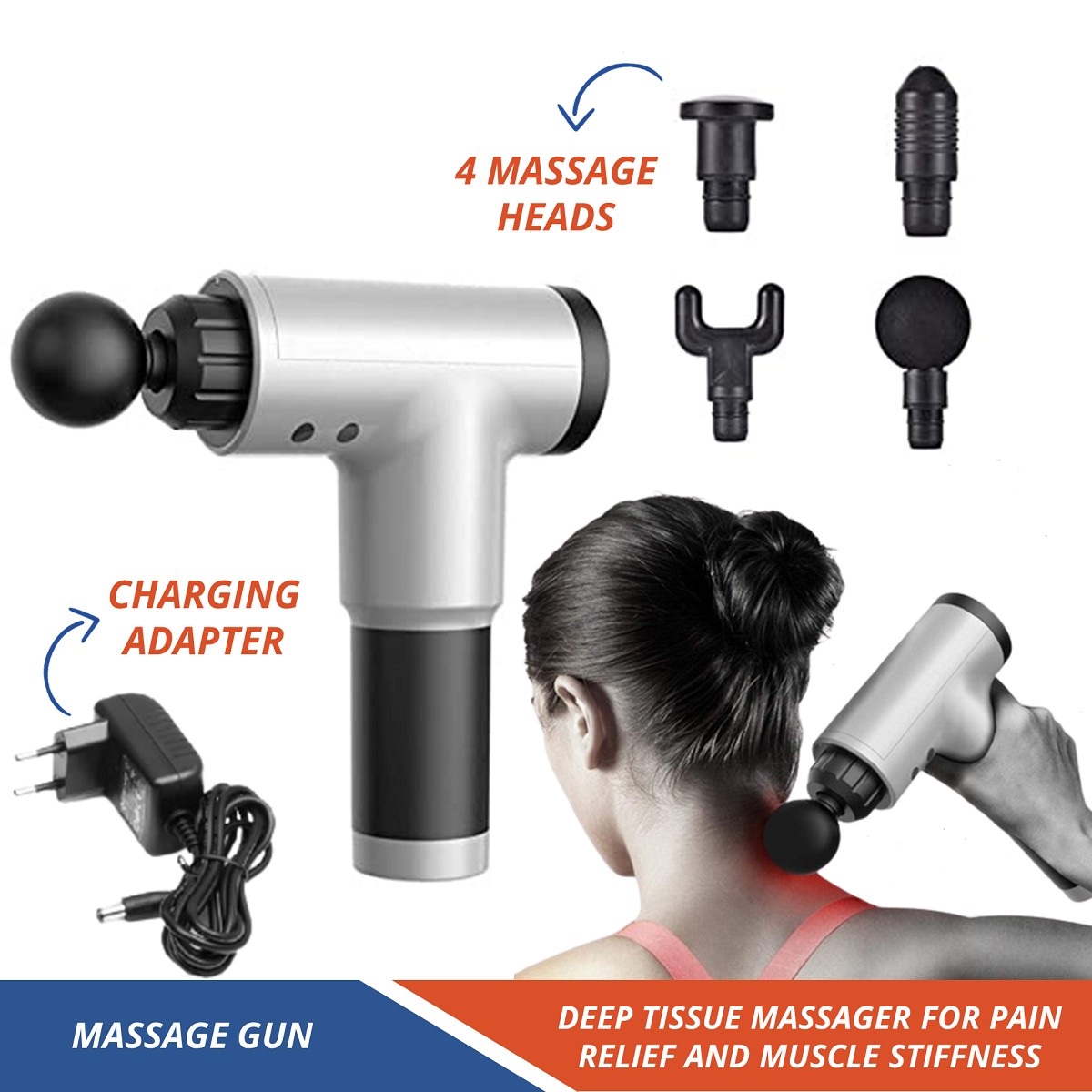 Deep Tissue Massager Imported Model Facial Gunn Bld320 (Fascial
