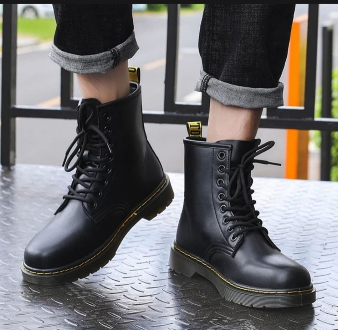 PRA Martin boots black sheepskin 443670